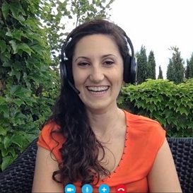 Dilyana auf Skype professionell online unterrichten